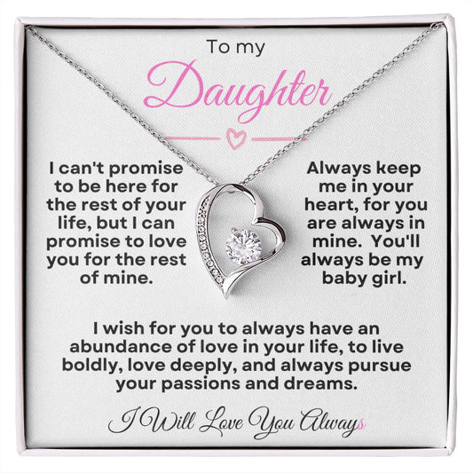 Forever Love Necklace For My Daughter
